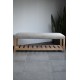 Pie de Cama Praga liso con tachas